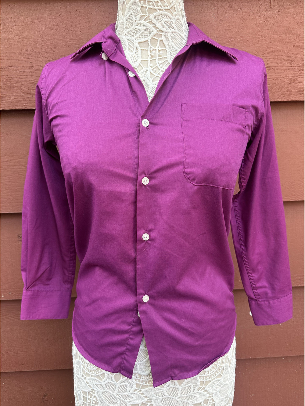 Bergamo New York Long Sleeve Shirt Purple